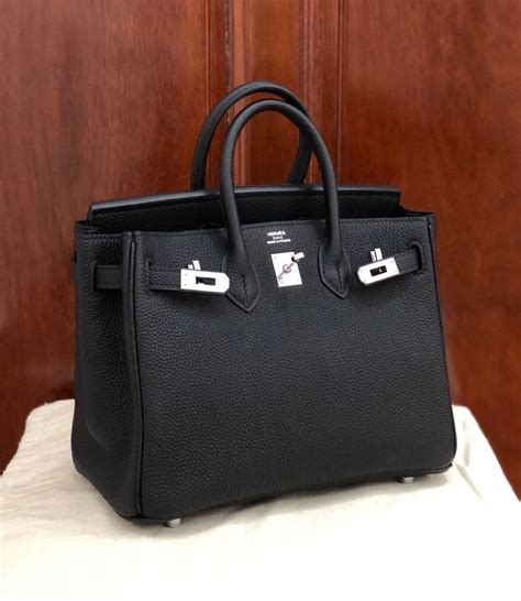 hermes birkin black silver hardware